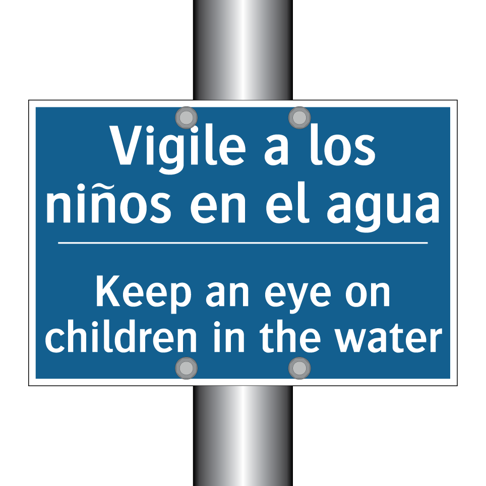 Vigile a los niños en el agua - Keep an eye on children in the  /.../