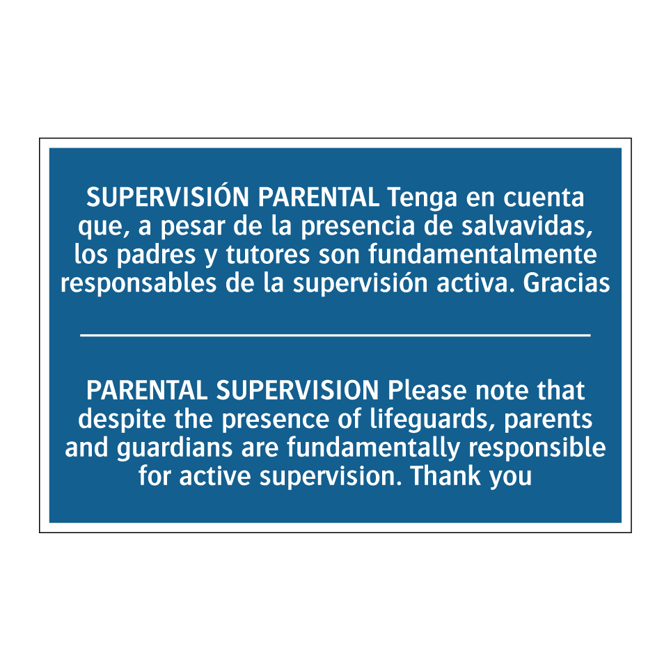 SUPERVISIÓN PARENTAL Tenga en  /.../ - PARENTAL SUPERVISION Please note  /.../