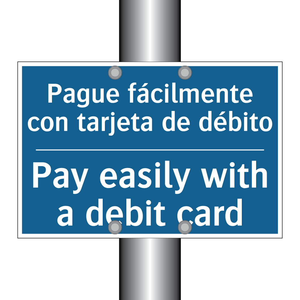 Pague fácilmente con tarjeta de  /.../ - Pay easily with a debit card
