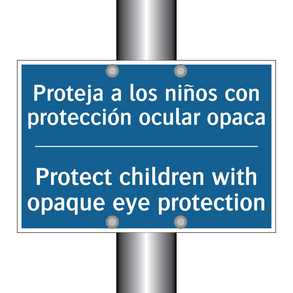 Proteja a los niños con protección  /.../ - Protect children with opaque eye  /.../