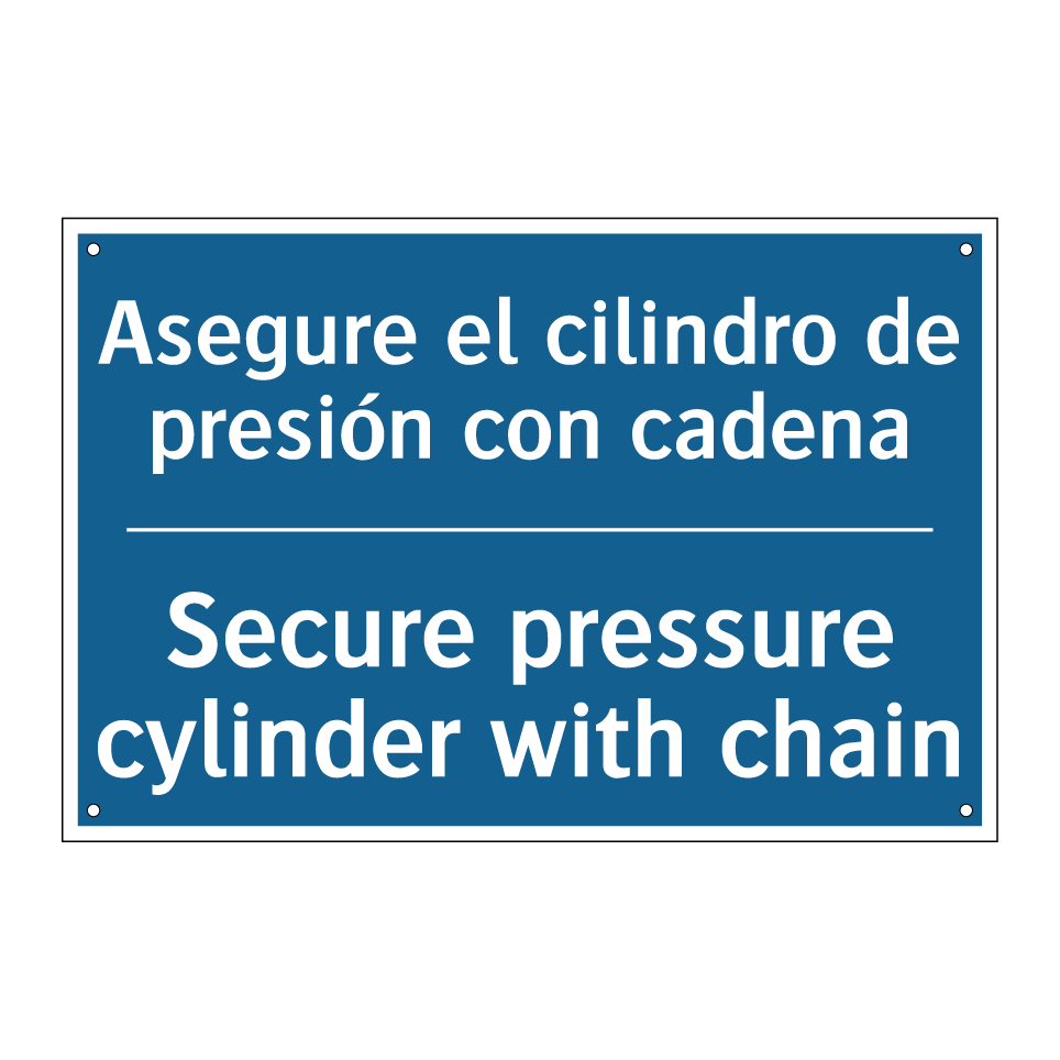 Asegure el cilindro de presión  /.../ - Secure pressure cylinder with  /.../