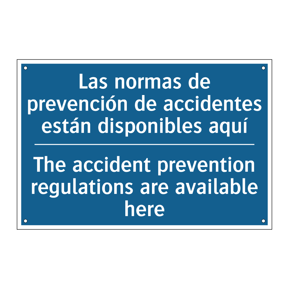 Las normas de prevención de accidentes  /.../ - The accident prevention regulations  /.../