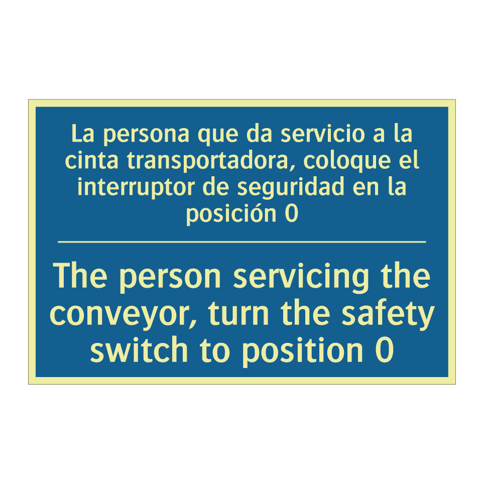 La persona que da servicio a la  /.../ - The person servicing the conveyor,  /.../