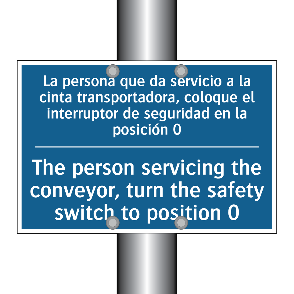 La persona que da servicio a la  /.../ - The person servicing the conveyor,  /.../