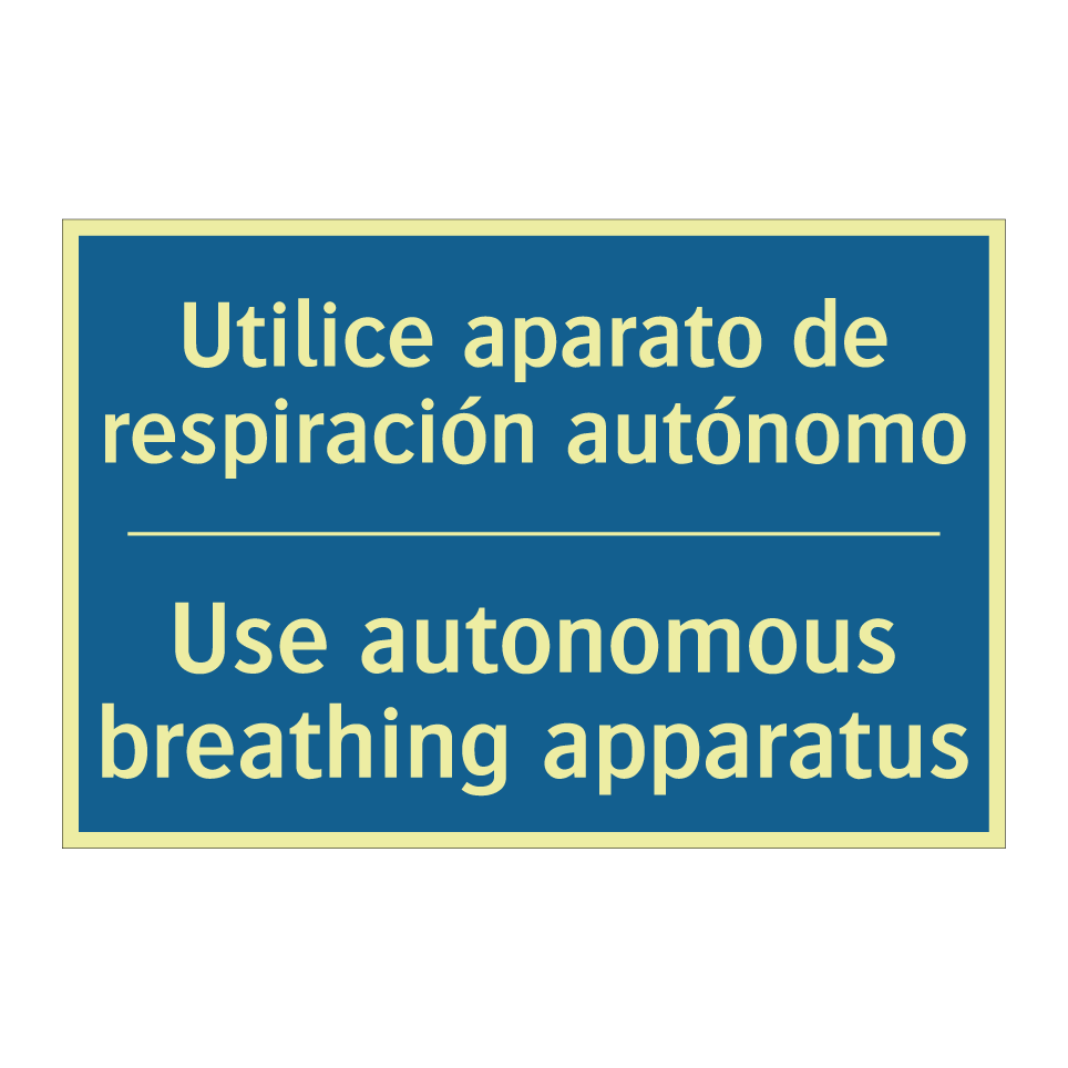 Utilice aparato de respiración  /.../ - Use autonomous breathing apparatus /.../