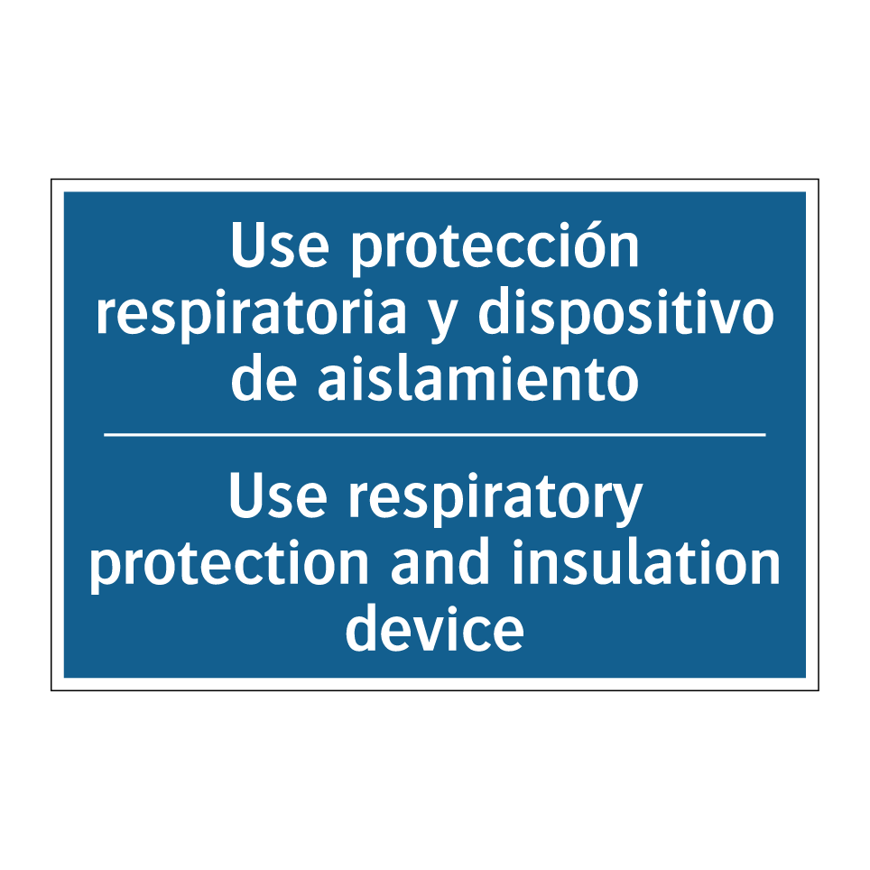 Use protección respiratoria y  /.../ - Use respiratory protection and  /.../