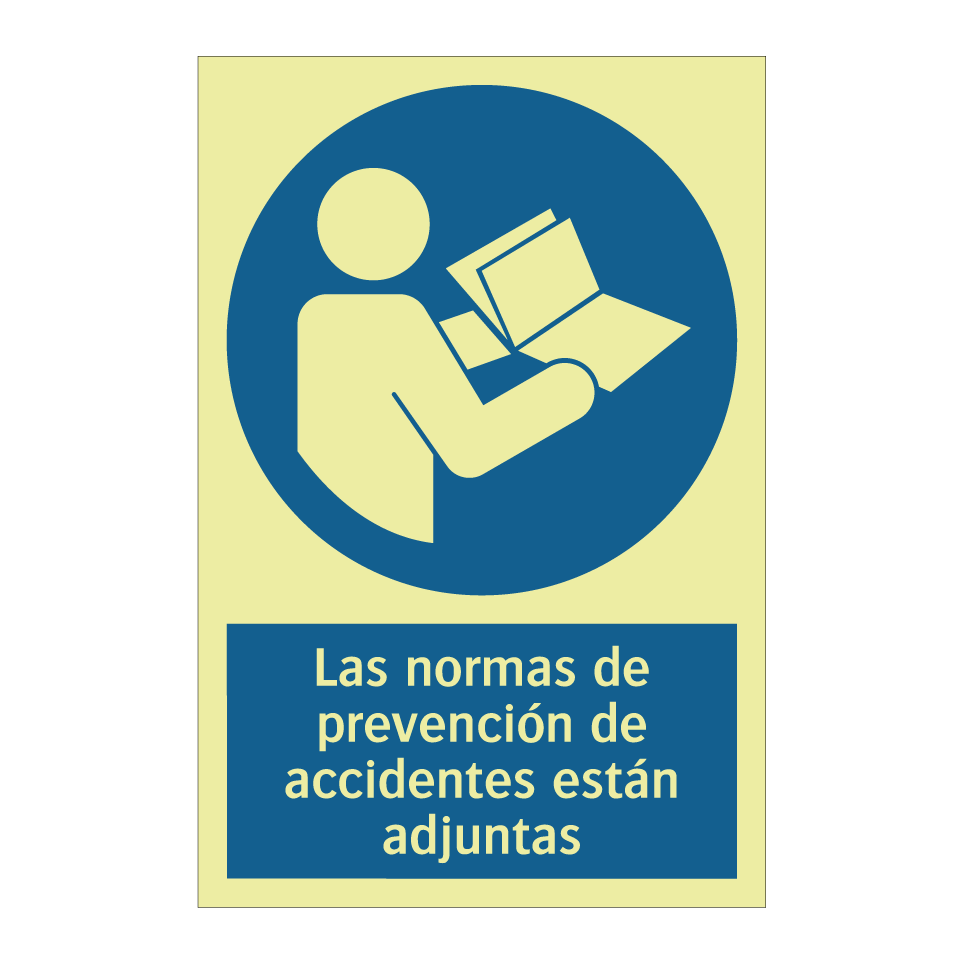Las normas de prevención de accidentes están adjuntas