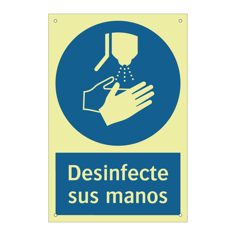 Desinfecte sus manos