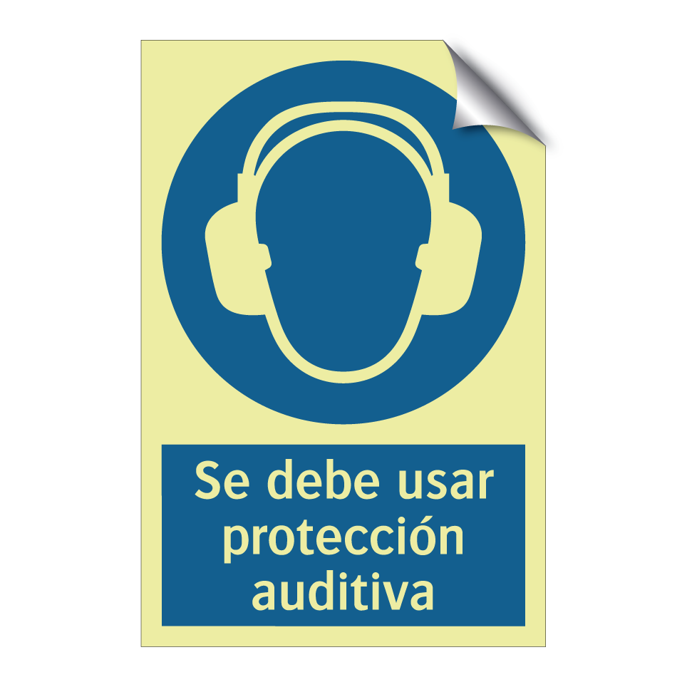 Se debe usar protección auditiva