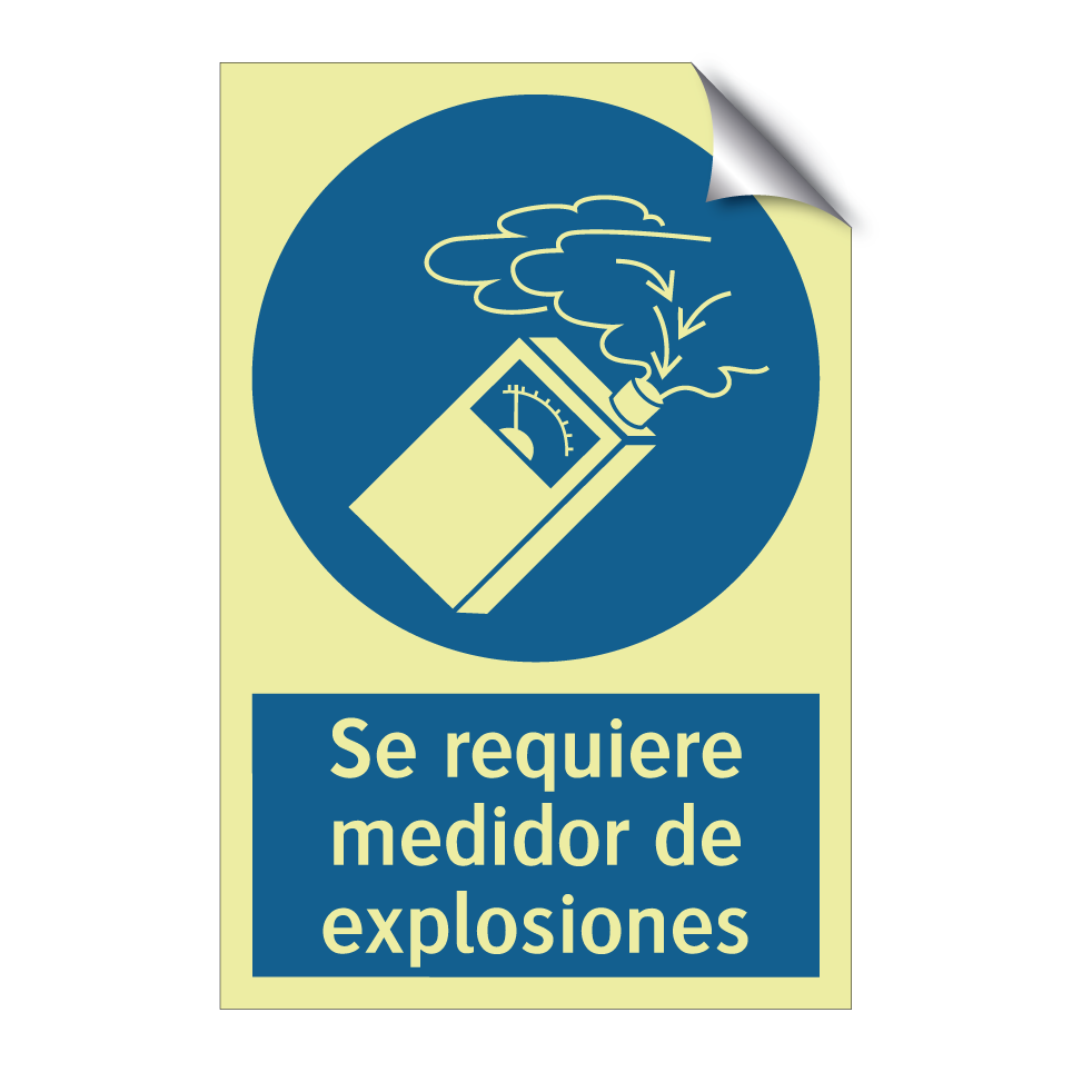 Se requiere medidor de explosiones