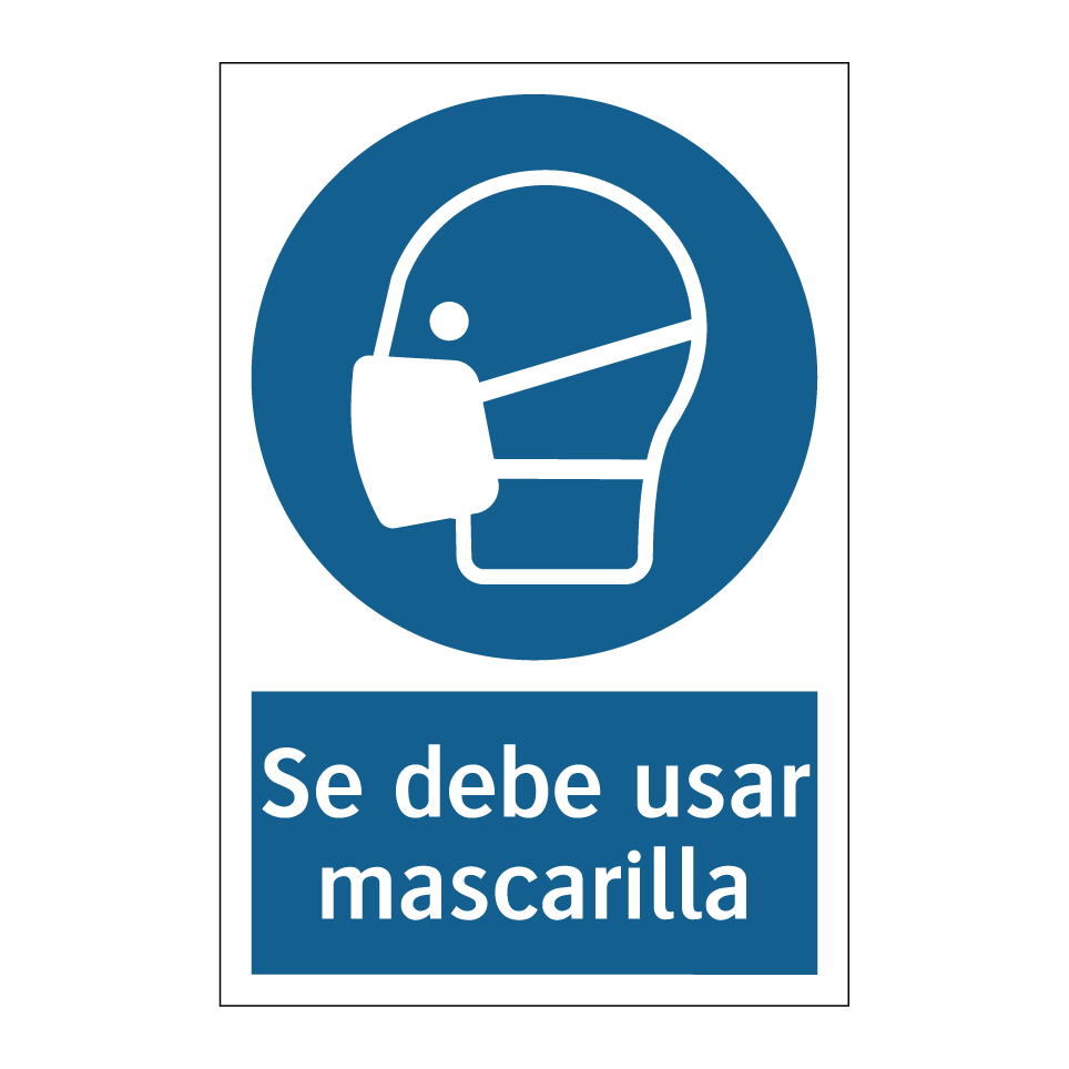 Se debe usar mascarilla