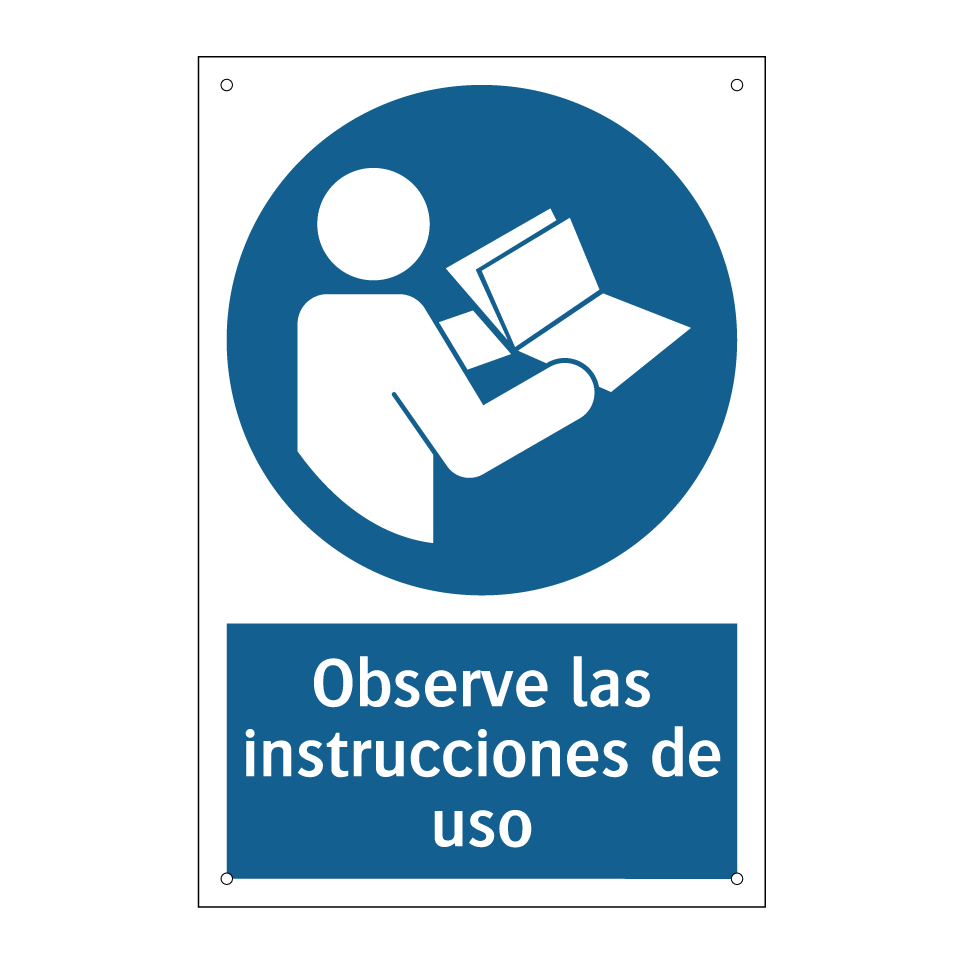 Observe las instrucciones de uso