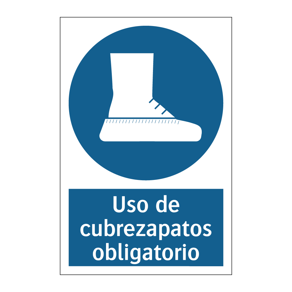 Uso de cubrezapatos obligatorio