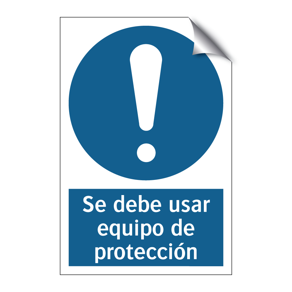 Se debe usar equipo de protección