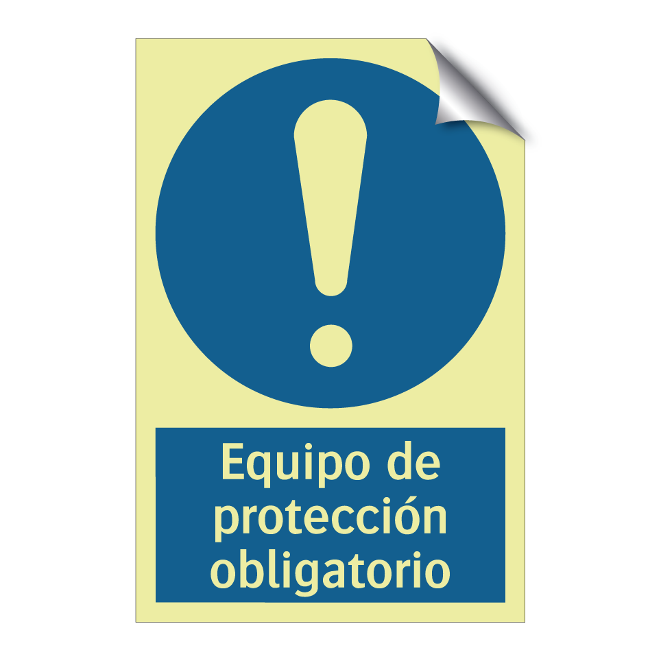 Equipo de protección obligatorio