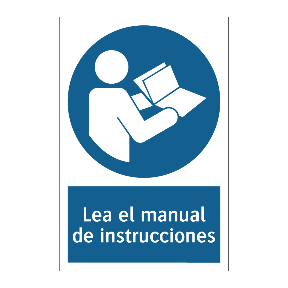 Lea el manual de instrucciones
