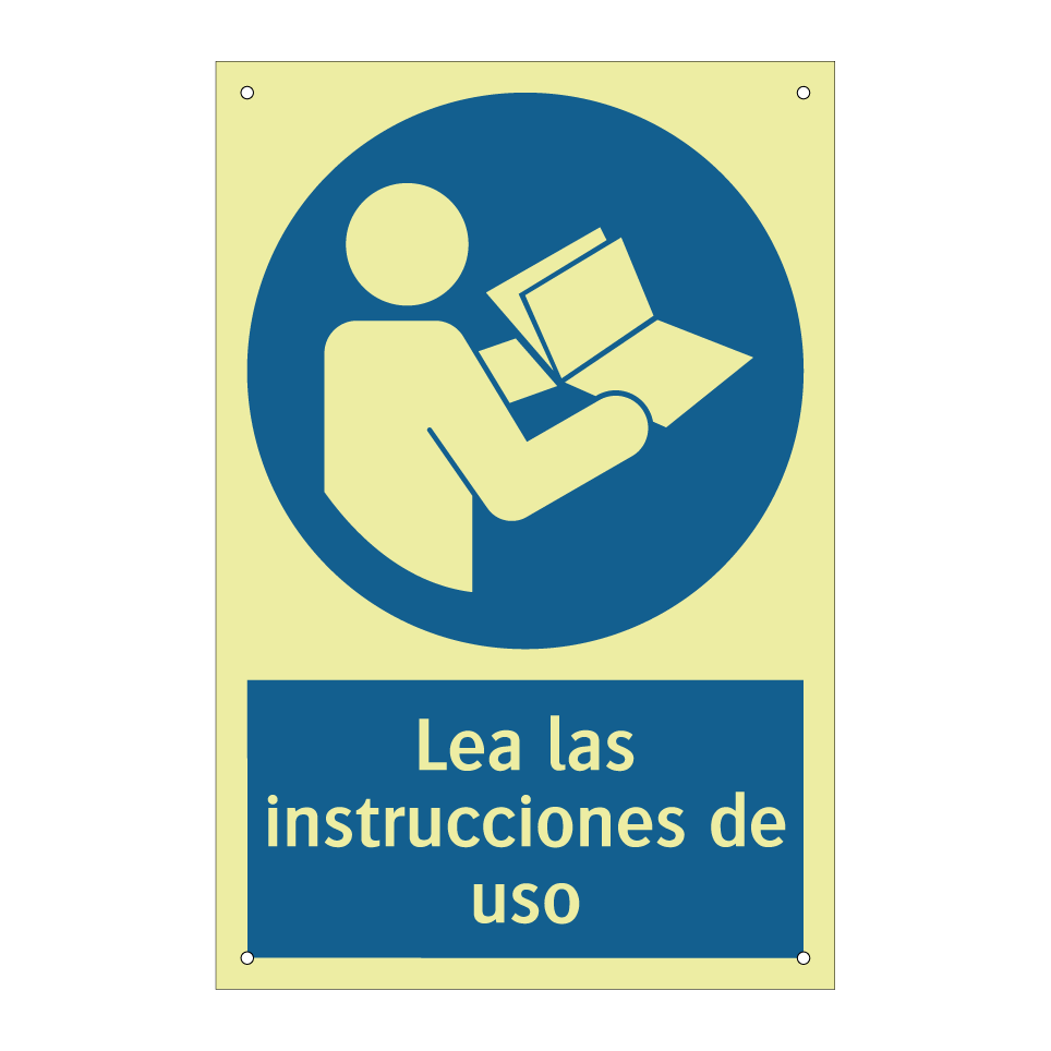 Lea las instrucciones de uso