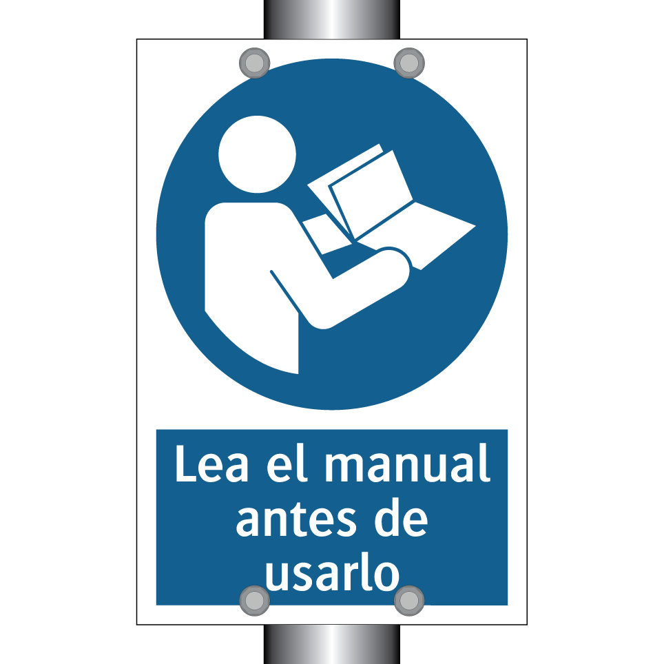 Lea el manual antes de usarlo