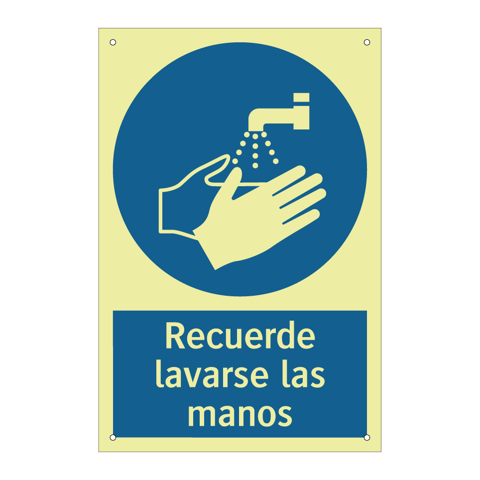Recuerde lavarse las manos