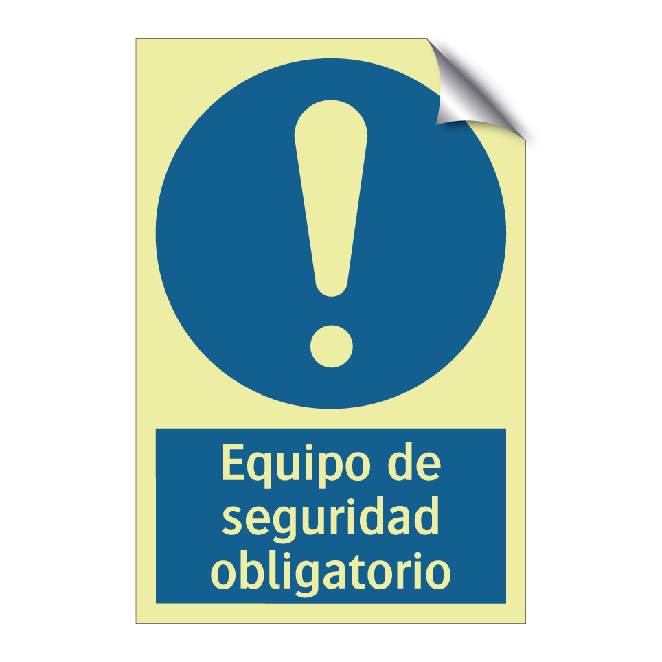 Equipo de seguridad obligatorio
