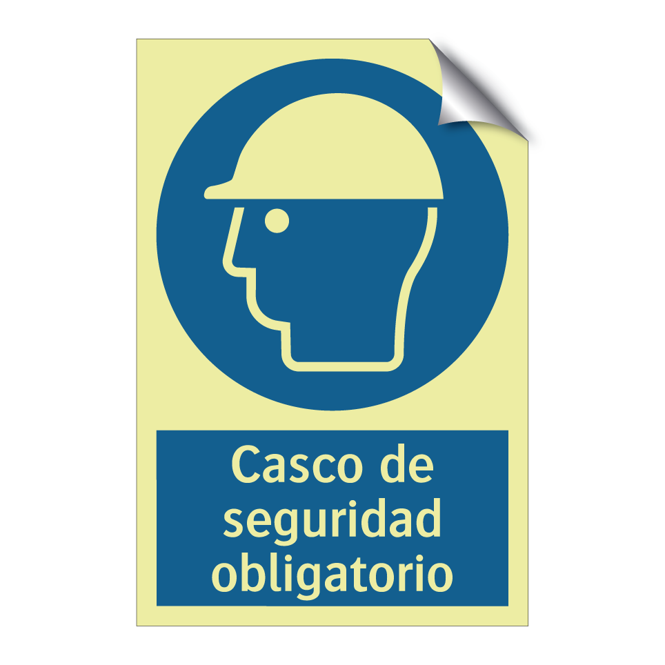 Casco de seguridad obligatorio