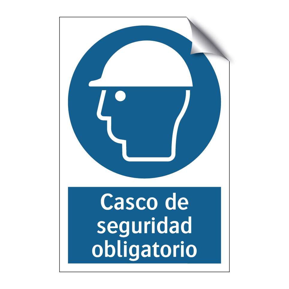 Casco de seguridad obligatorio