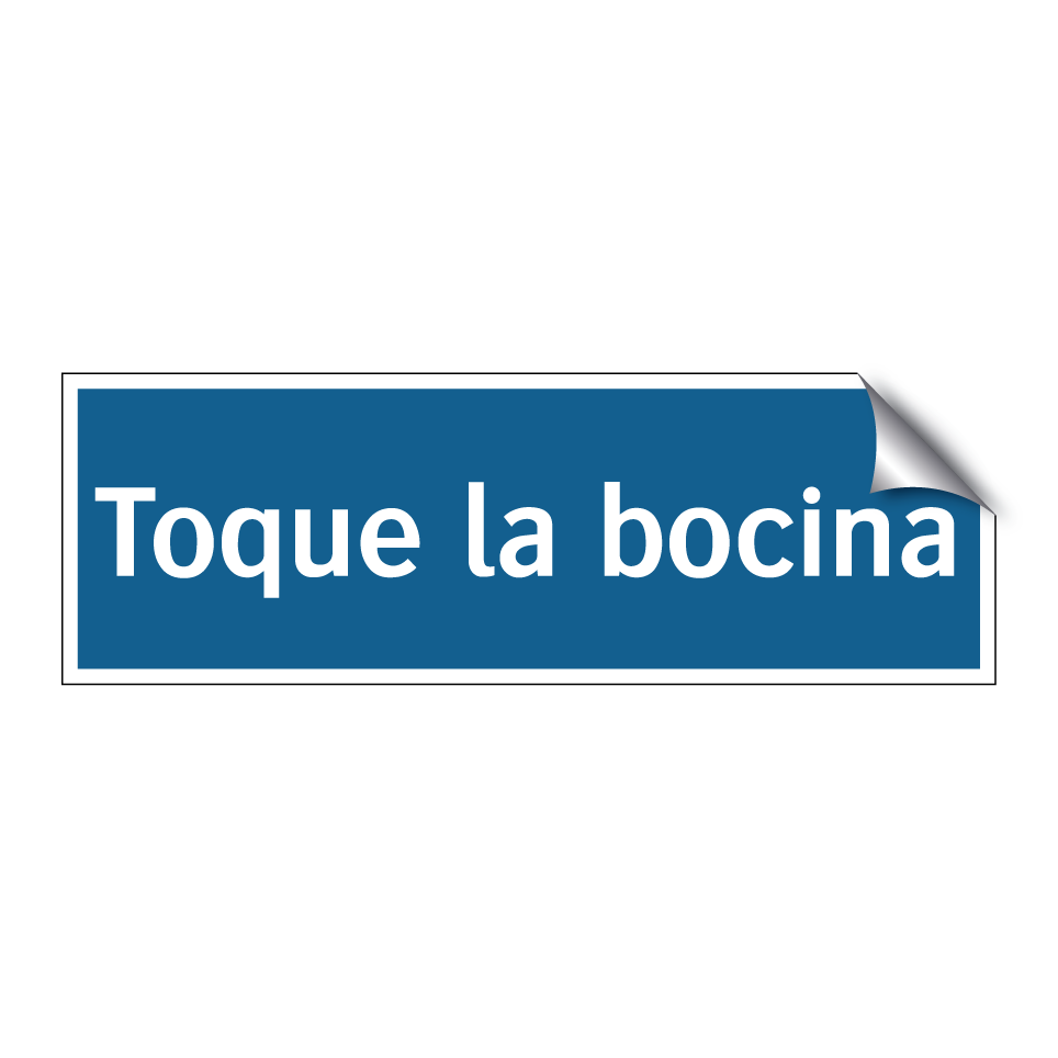 Toque la bocina