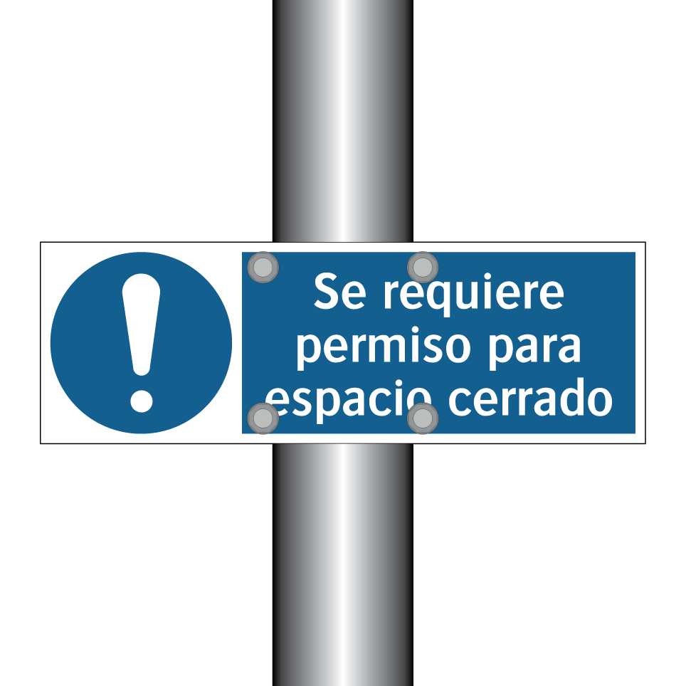 Se requiere permiso para espacio cerrado