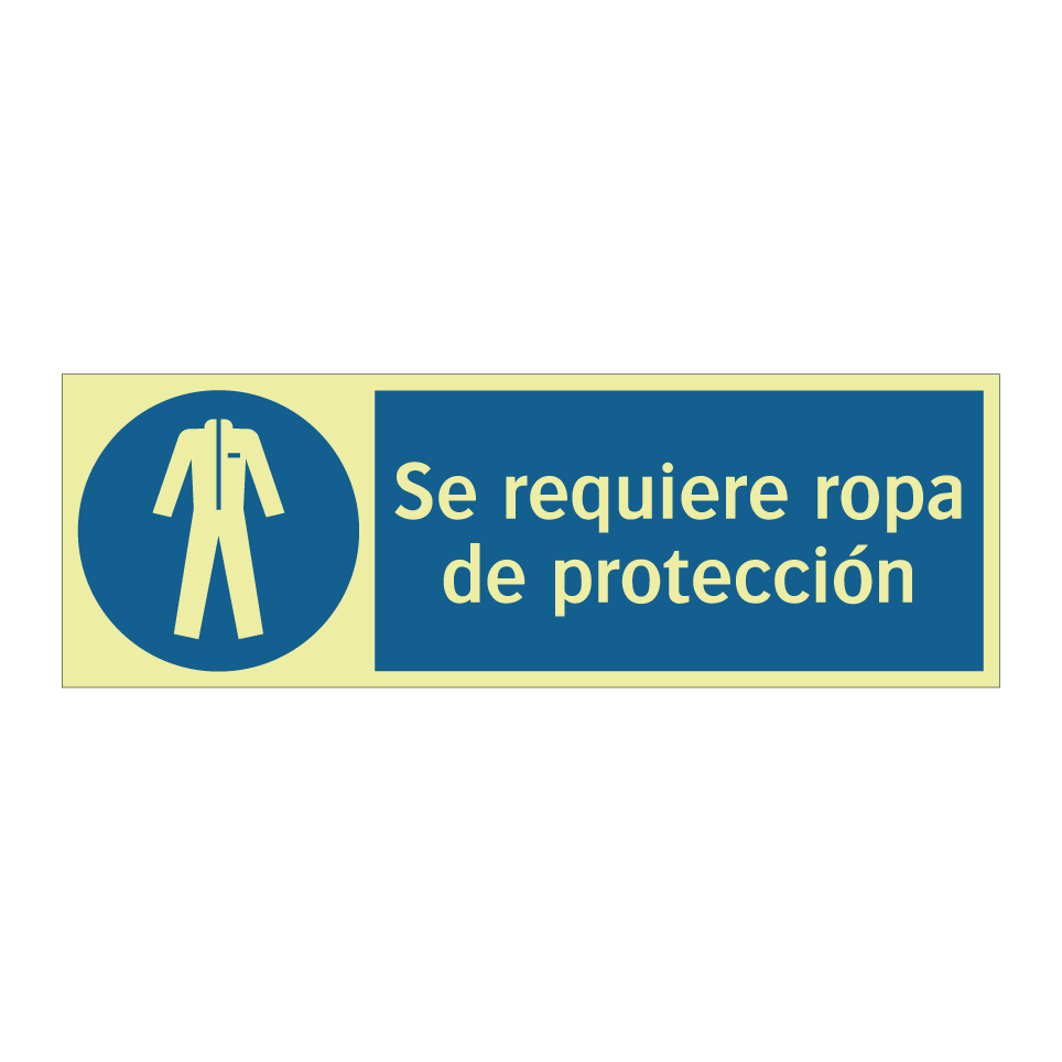 Se requiere ropa de protección
