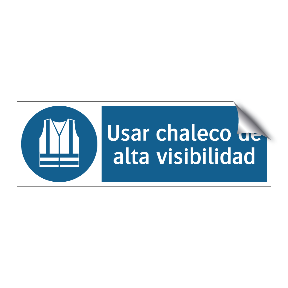 Usar chaleco de alta visibilidad