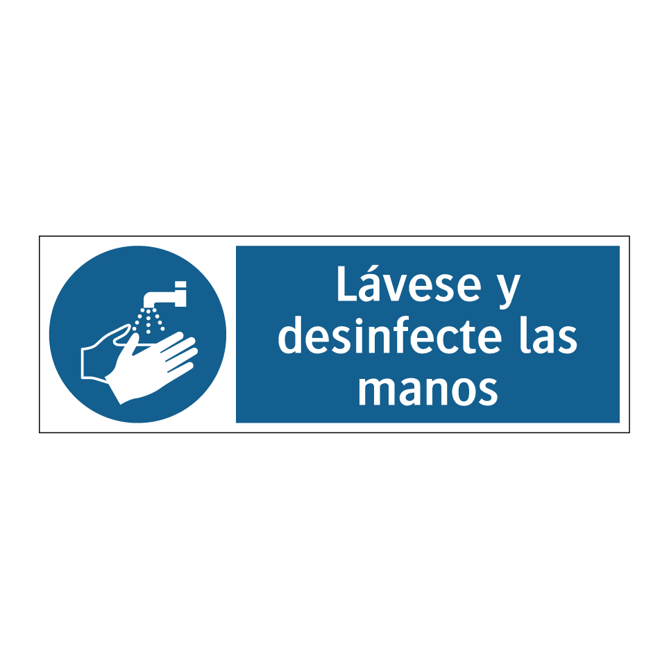 Lávese y desinfecte las manos
