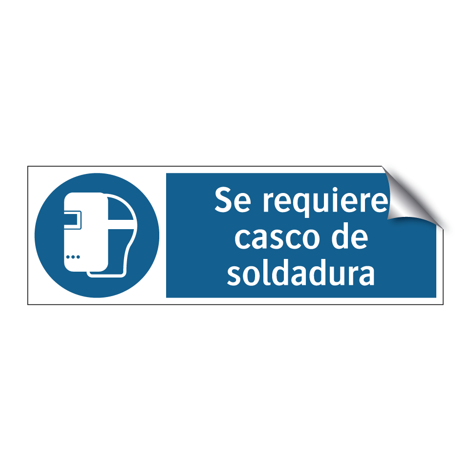 Se requiere casco de soldadura