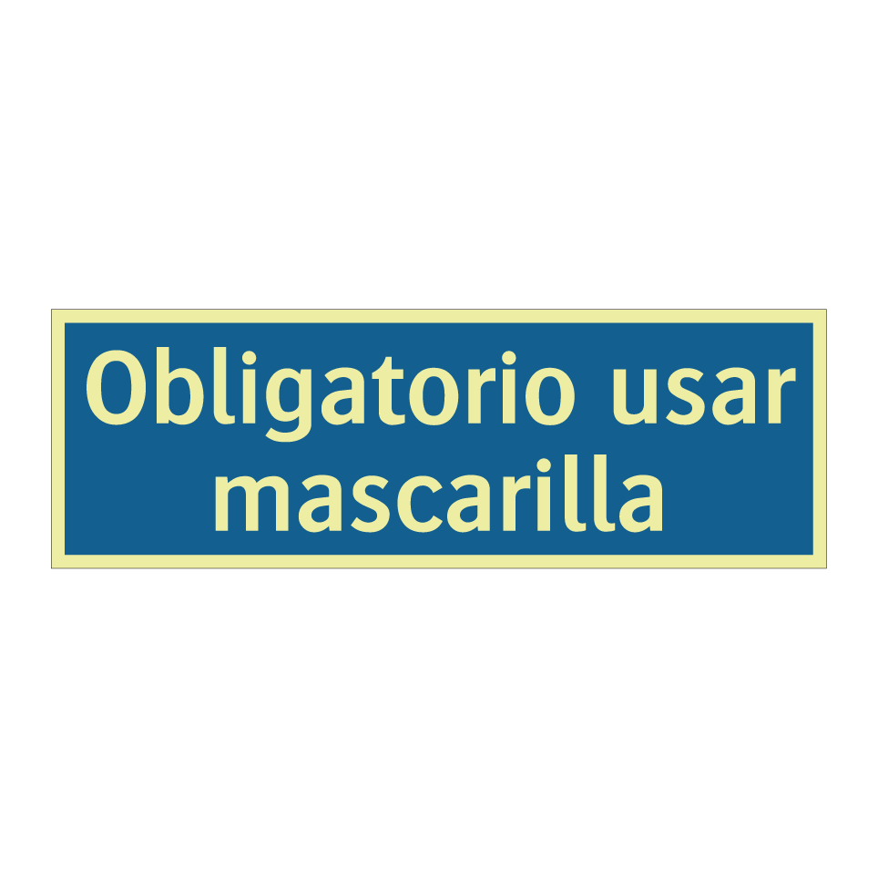 Obligatorio usar mascarilla