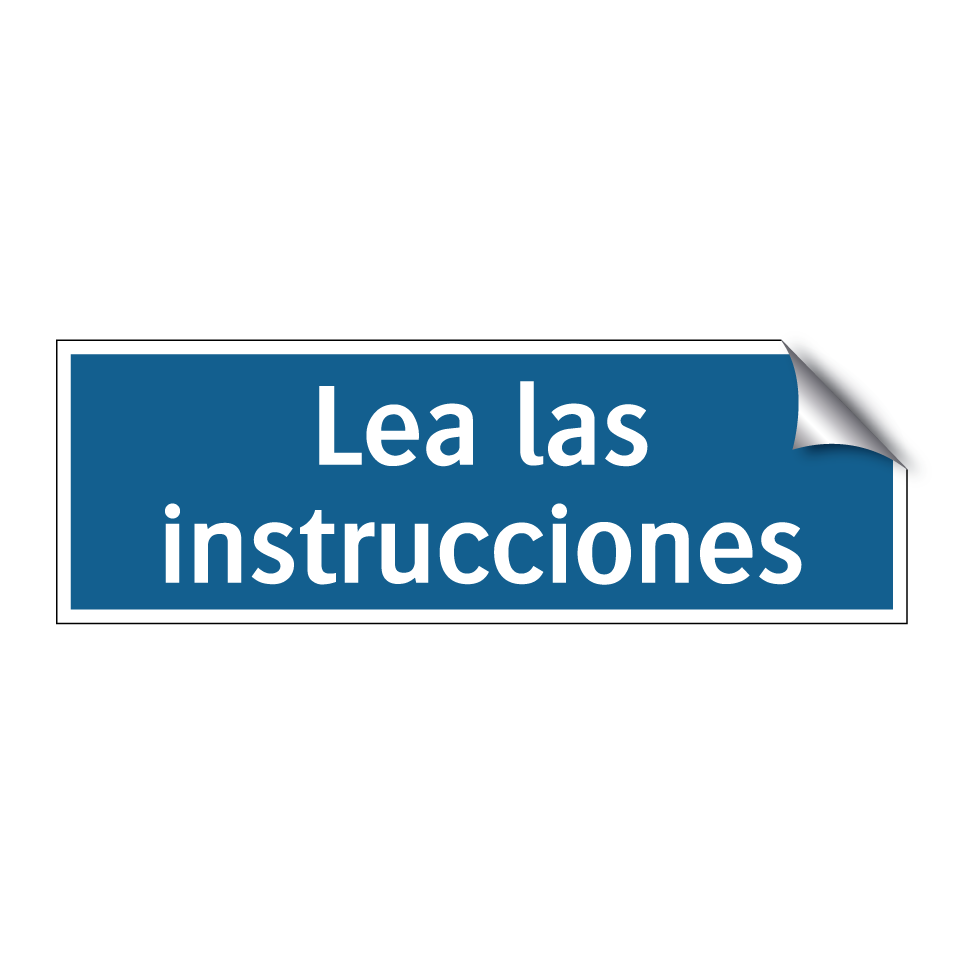 Lea las instrucciones