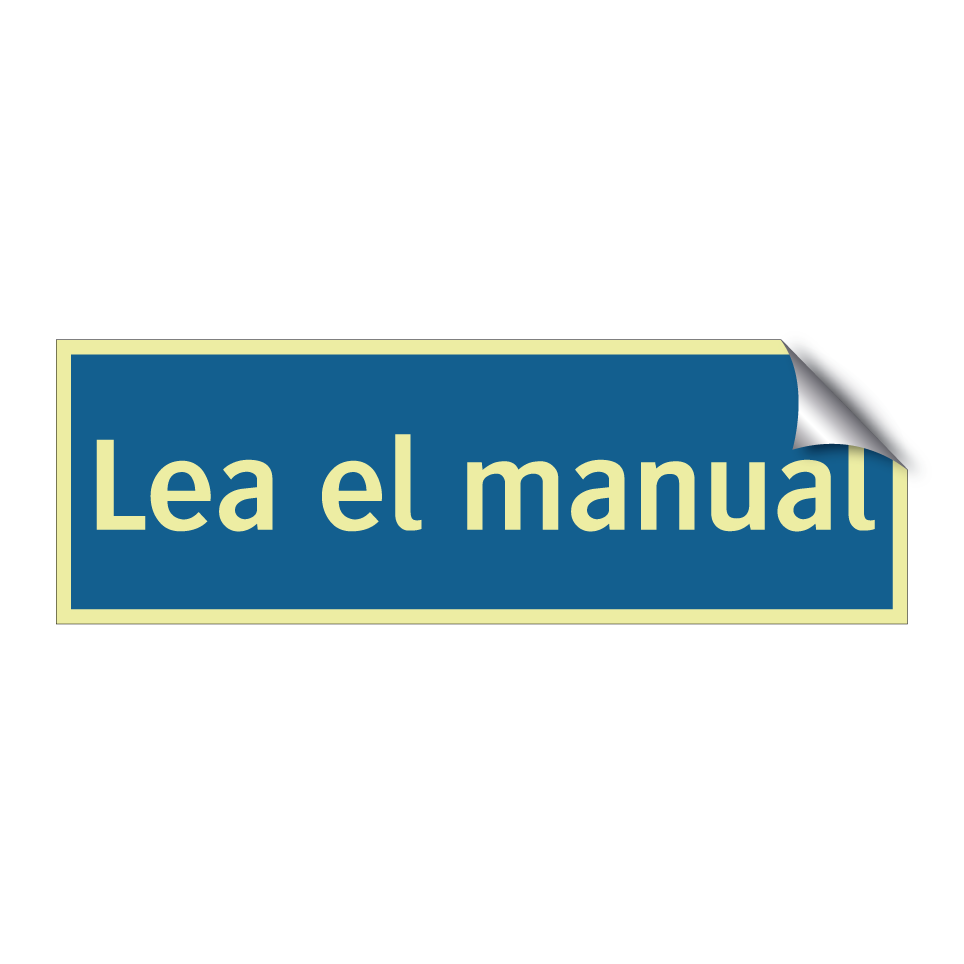 Lea el manual