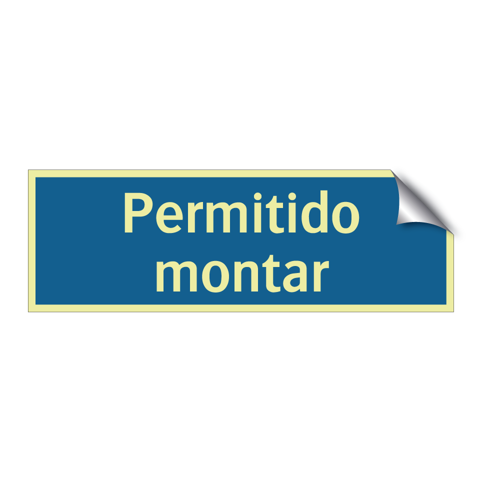 Permitido montar