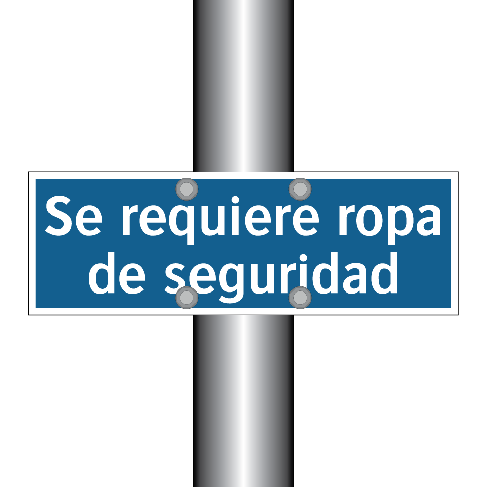 Se requiere ropa de seguridad