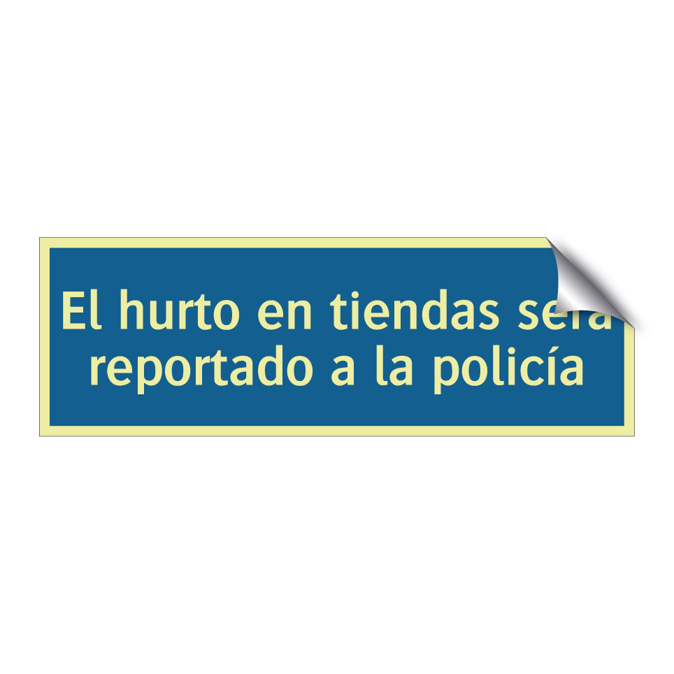 El hurto en tiendas será reportado a la policía