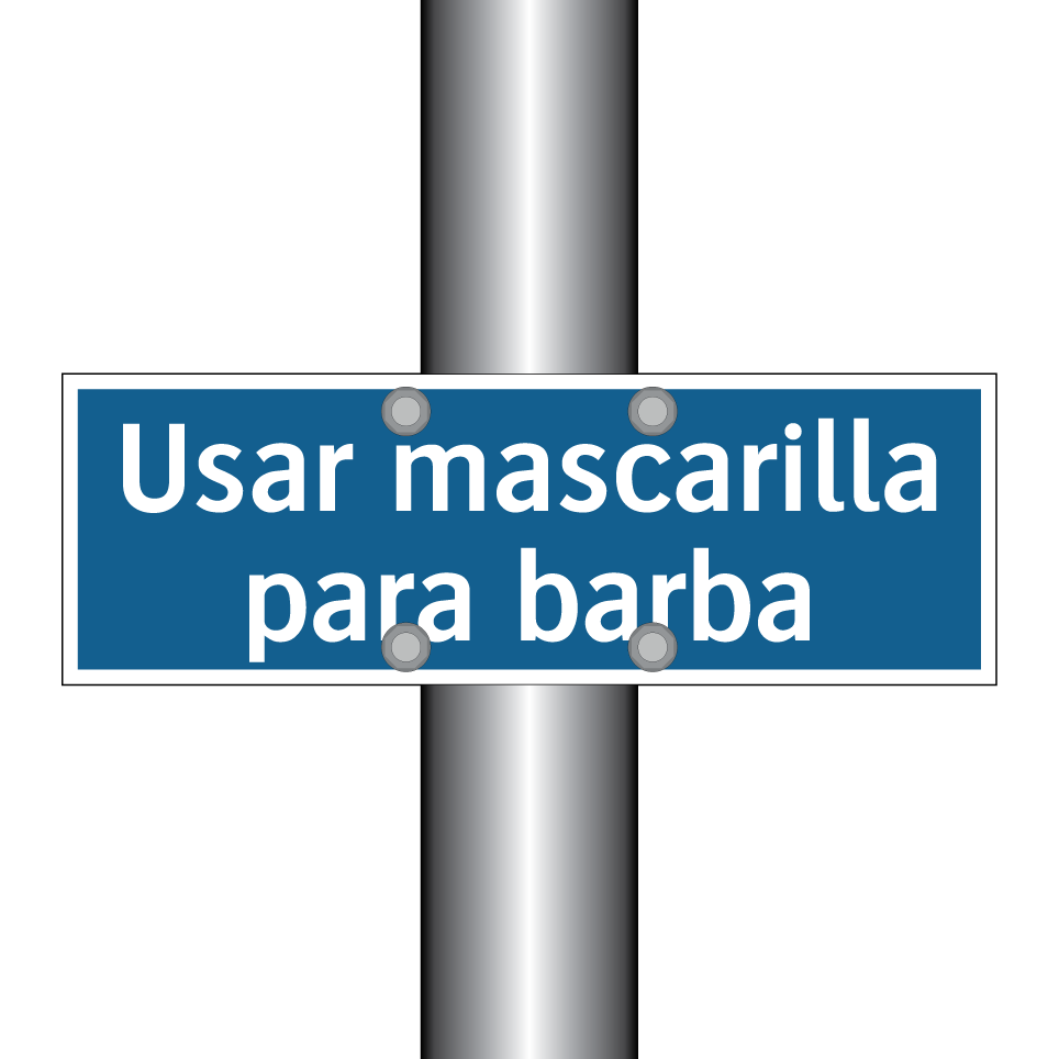 Usar mascarilla para barba