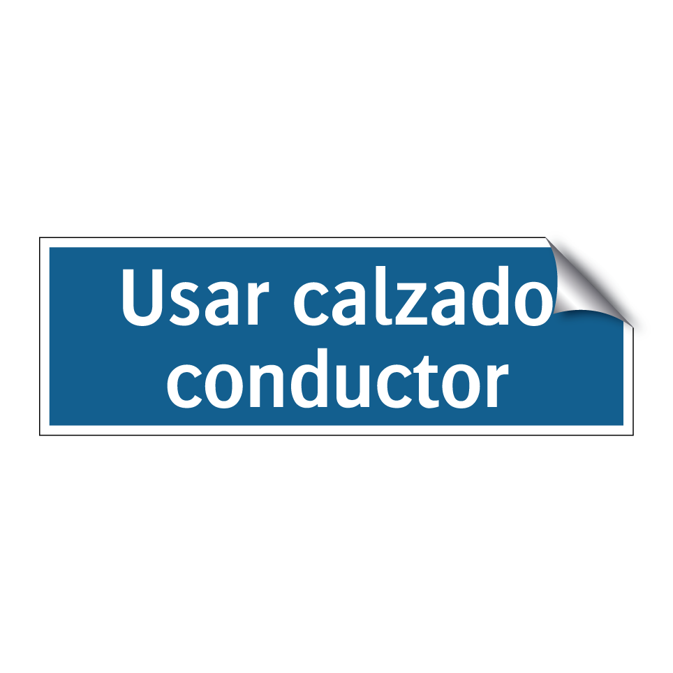 Usar calzado conductor