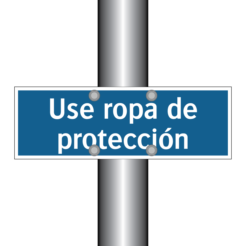 Use ropa de protección