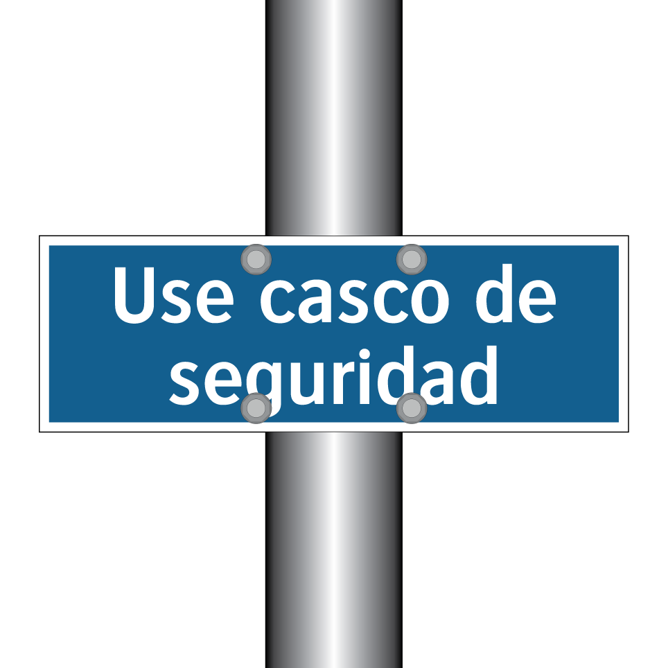 Use casco de seguridad