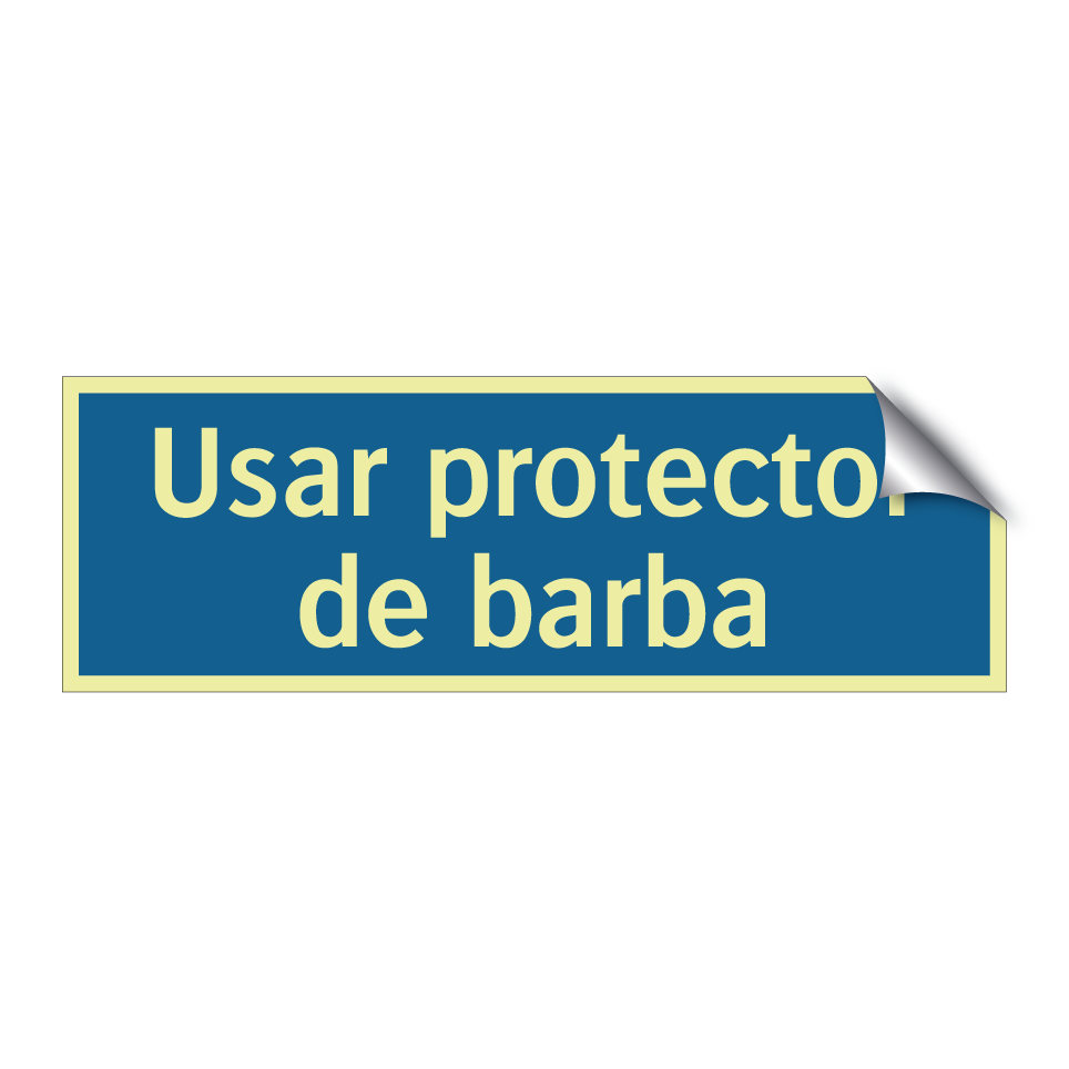Usar protector de barba
