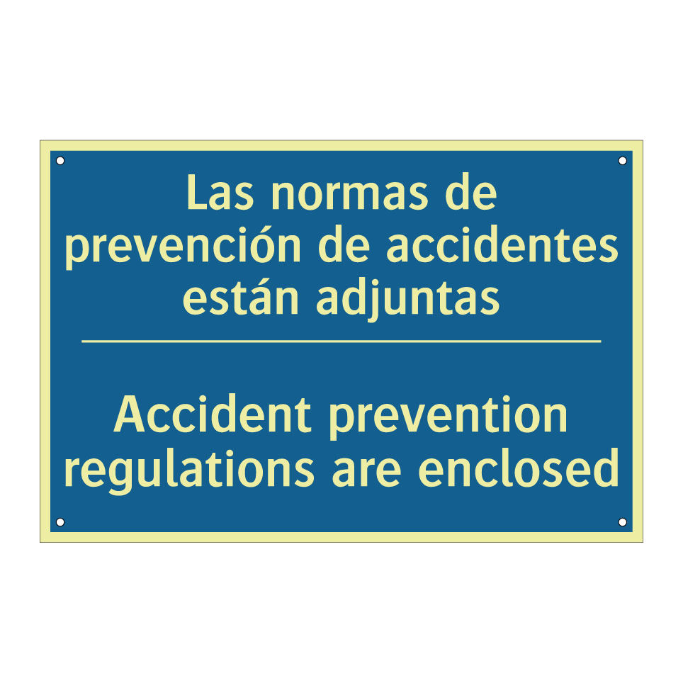 Las normas de prevención de accidentes  /.../ - Accident prevention regulations  /.../