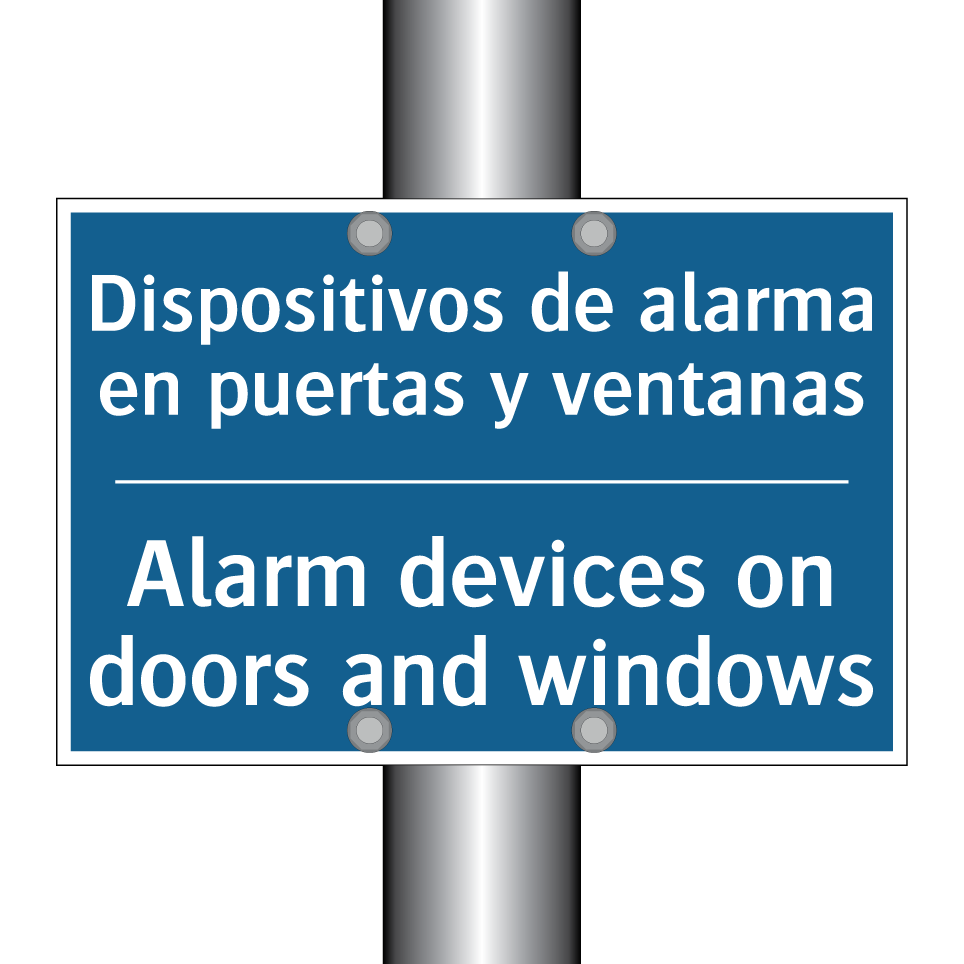 Dispositivos de alarma en puertas  /.../ - Alarm devices on doors and windows /.../
