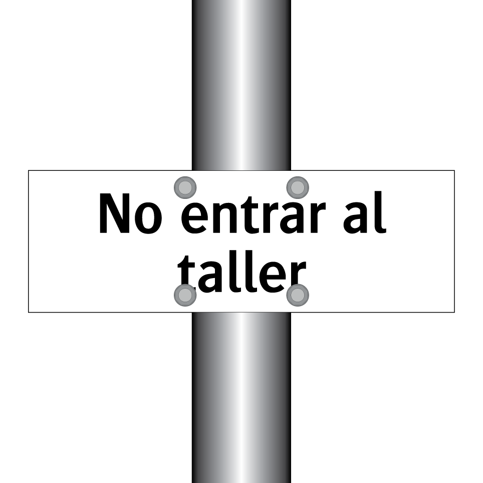 No entrar al taller