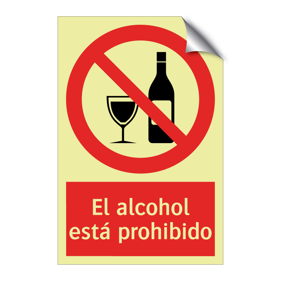 El alcohol está prohibido