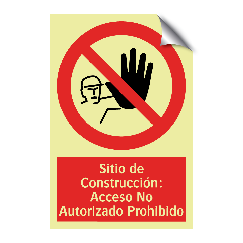 Sitio de Construcción: Acceso No Autorizado Prohibido