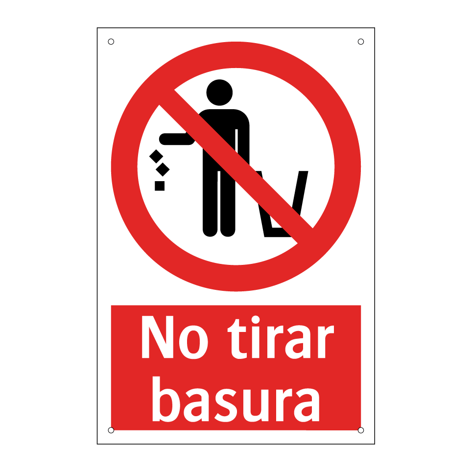 No tirar basura