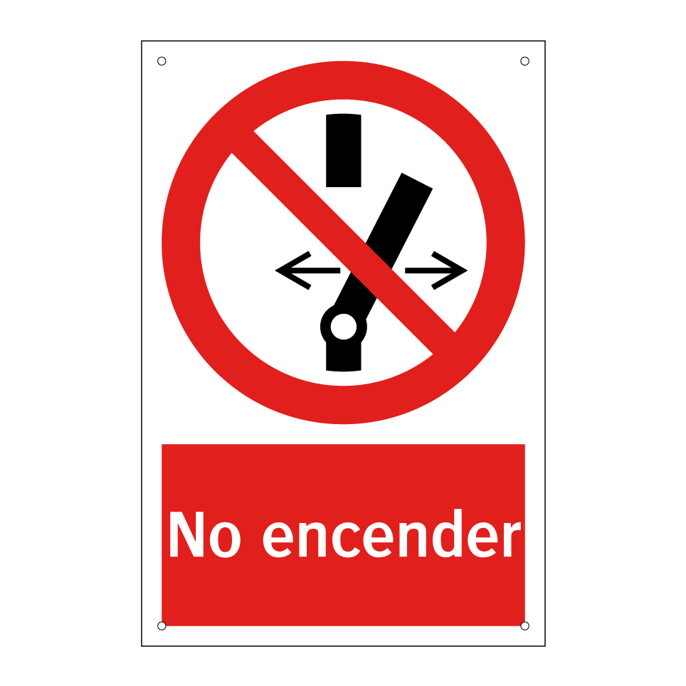No encender
